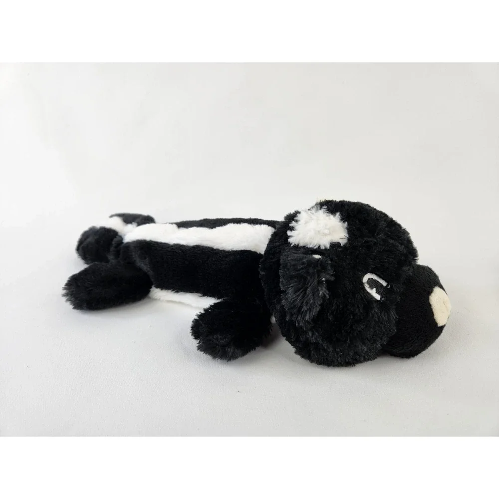 Think Dog Skunk Plush Toy Large Tug Toss Fetch Dog Toy‎ Rope Squeaker Tail